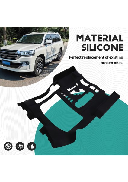 Toyota Land Cruiser 200 2016-2021 Orta Konsol Saklama Koruma Kılıfı Vites Kapağı LC200 Siyah Lhd (Yurt Dışından) indirimleri
