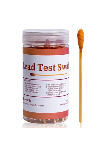 Kurşun Test Kiti Çubukları - Kurşun Boya Test Kiti, Ev Kullanımı Için Kurşun Kontrol Çubuğu, 30 Saniyede Test Sonuçları (50 Adet) (Yurt Dışından) fiyatları