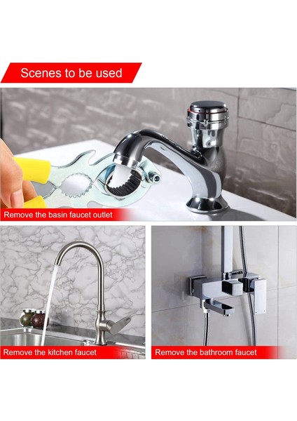 Mutfak Lavabosu, Banyo Havalandırması, Bulaşık Havzası, Lavabo Nozulu Sökme Aleti Montajı Için Musluk Bubbler Anahtarı Montaj Aleti (Yurt Dışından) indirimleri