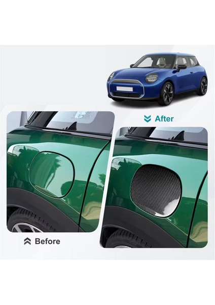 Bmw Mini Cooper S F65 2024 2025 Aksesuarları Için Sert Gerçek Karbon Fiber Araç Yakıt Deposu Kapağı Kapağı Çıkartması (Yurt Dışından) fırsatları