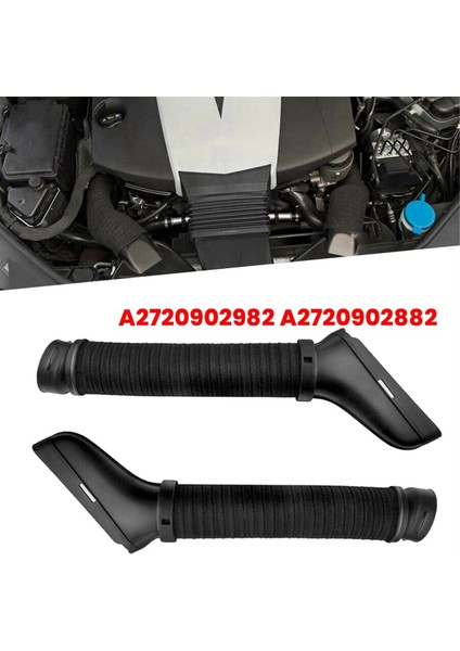 Mercedes Benz GLK350 3.5l 2010-2012 A2720902982 A2720902882 Emme Borusu Için Sol+Sağ Hava Giriş Hortumu Kanalı Kiti (Yurt Dışından) modelleri
