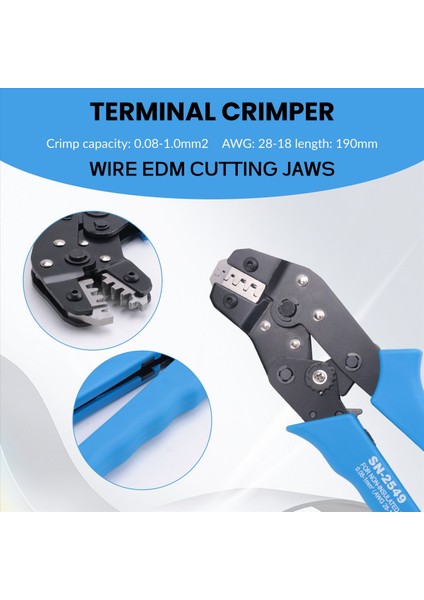 SN-2549 Kendinden Ayarlı Terminal Kablo Sıkma Aleti Uygundur (Yurt Dışından) fırsatları