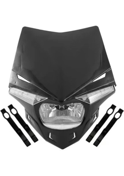 Ktm Exc Sx Sxf Exc Mx Siyah Için Kirli Motosiklet Far Kapağı (Yurt Dışından)