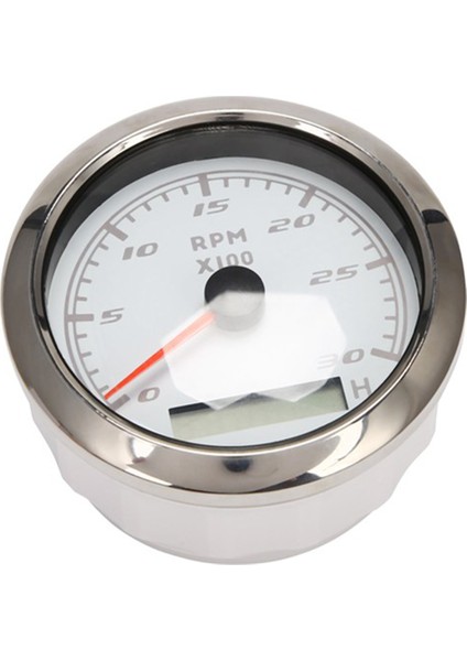85 mm Deniz Takometresi LCD Saat Sayacı 0-3000 Rpm Hız Göstergesi 12V / 24V Kırmızı Arka Işıklı Kilometre Sayacı (Yurt Dışından) fiyatları