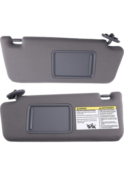Toyota Tacoma 2005-2012 Için Araç Içi Güneşlik 74320-35C10-B0 74310-35C10-B0 Gri (Yurt Dışından)