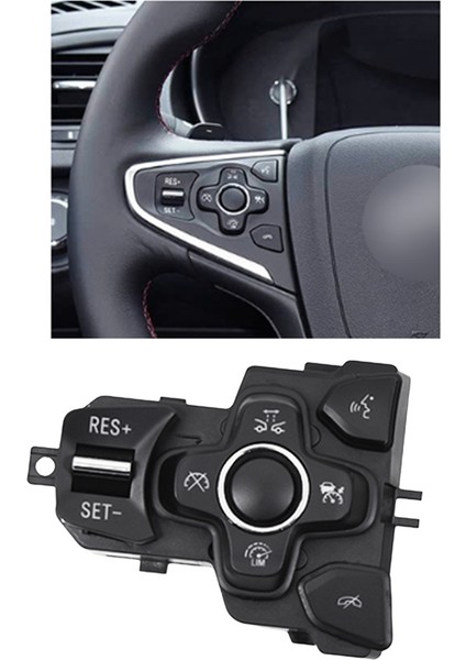 Buick Regal Lacrosse 2014-2016 B Için Araç Direksiyon Simidi Seyir Kontrol Düğmesi Direksiyon Simidi Anahtarı (Yurt Dışından) fırsatları