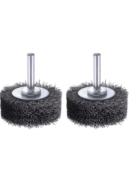 Matkap Ataşmanı Için Tel Fırça, 2 Inç Boya Pası Sökücü, 0,0118 Inç Karbon Çelik Tel, 1/4 Inç Şaft, 20000 Rpm 2 Adet (Yurt Dışından)