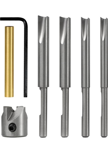 Parça Kalem Freze Seti, Pilot Kesici Şaftlı Kalem Namlusu Düzeltme Sistemi, 7 Mm, 8 Mm, 3/8 Inç, 10 mm Freze Düzeltme Seti (Yurt Dışından)