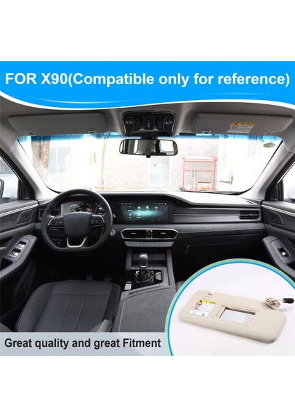 Jetour X90 Için 1 Çift Araç Iç Güneşliği Gri (Yurt Dışından) indirimleri