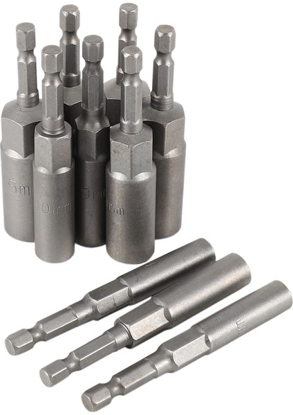 10 Parça 1/4 Inç Anahtar Altıgen Uç Soket Seti Derin Uzun 1/2 Inç Matkap Uçları (Yurt Dışından) indirimleri