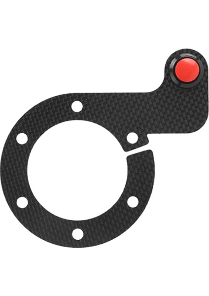 6 Delikli Yarış Direksiyon Simidi Için Evrensel Direksiyon Simidi Korna Düğmesi Harici Hoparlör Düğmesi Kiti Momo Omp Nardi Sparco (Yurt Dışından)