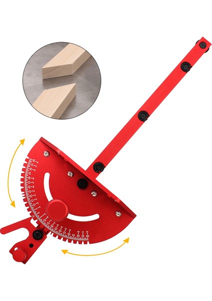 Gönye Ölçer Alüminyum Alaşımlı Saplı Tezgah Testere Freze Gönye Ölçer Testere Montajı Cetvel Ağaç Işleme Aletleri - Altın (Yurt Dışından) modelleri