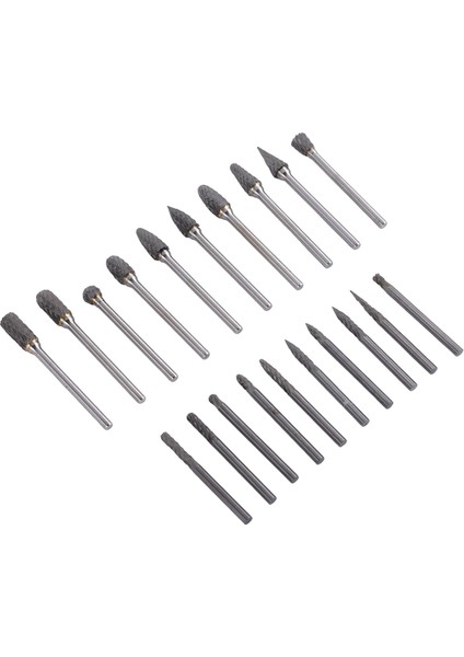 Çift Kesim Karbür Döner Freze Seti 20 Adet Kalıp Taşlama Uçları 1/8 Inç Şaft Tungsten Karbür Kesme Frezeleri Ahşap Işleme Için (Yurt Dışından) fiyatları