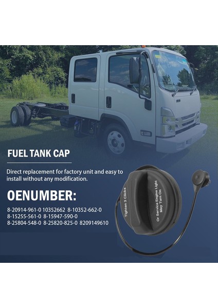 Yakıt Deposu Kapağı 8-20914-961-0 8209149610 10352662 Isuzu Npr Için (Yurt Dışından) fiyatları