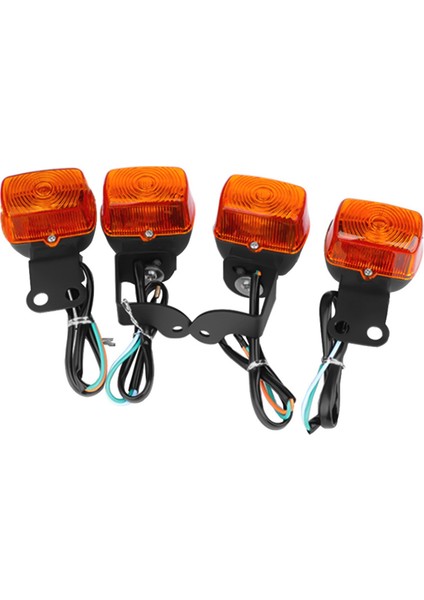 Honda Için Motosiklet Ön+Arka Sinyal Lambası Gösterge Işığı (Yurt Dışından)