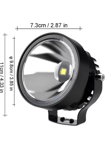 Motosiklet Atv Tekne Beyaz Için 2 Adet 4 Inç LED Çalışma Lambası (Yurt Dışından) fırsatları