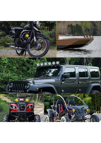 Motosiklet Atv Tekne Beyaz Için 2 Adet 4 Inç LED Çalışma Lambası (Yurt Dışından) indirimleri