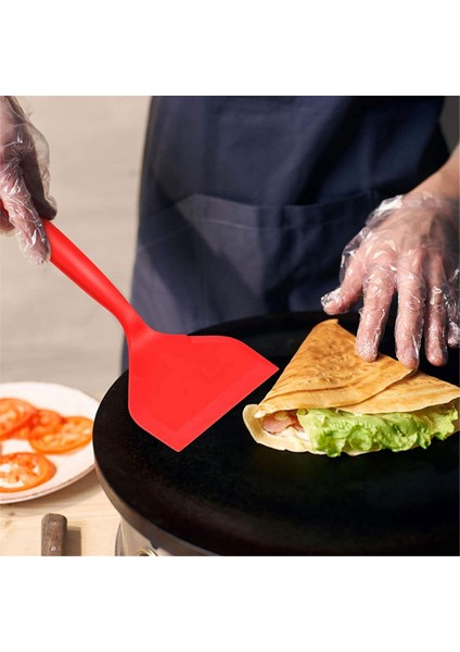 Silikon Spatula Krep Kürek Omlet Spatula Yumurta Balık Krep Mutfak Kazıyıcı Siyah (Yurt Dışından) fiyatları