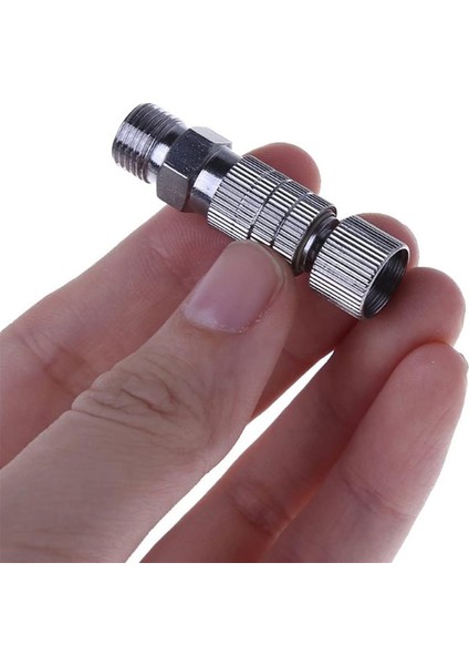 Airbrush Hızlı Bağlantı Elemanı Serbest Bırakma Bağlantı Adaptörü Kiti, 5 Adet 1/8 Inç Dişi Konnektör ve 1 Erkek Adaptör (Yurt Dışından) fırsatları