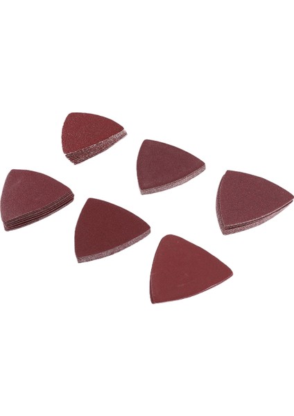 60 Adet Üçgen Cırt Cırtlı Zımpara Kağıdı, 3-1/8 Inç Salınımlı Çok Amaçlı Zımpara Pedi, Çeşitli 40, 60, 80, 100, 120, 240 Kum (Yurt Dışından) modelleri