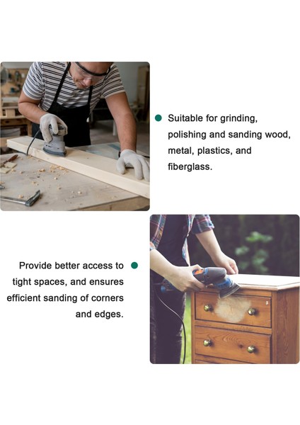 60 Adet Üçgen Cırt Cırtlı Zımpara Kağıdı, 3-1/8 Inç Salınımlı Çok Amaçlı Zımpara Pedi, Çeşitli 40, 60, 80, 100, 120, 240 Kum (Yurt Dışından) fırsatları