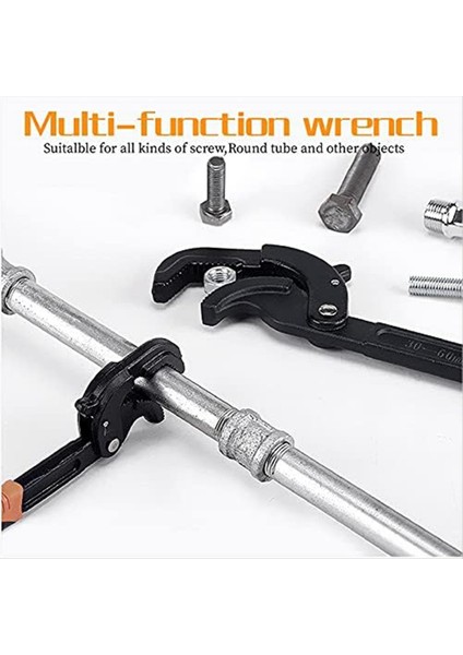 Çok Işlevli Su Borusu Somun Anahtarı 0,6-2,4 Inç, 10 Inç ve 15 Inç, 2 Adet (Yurt Dışından) modelleri