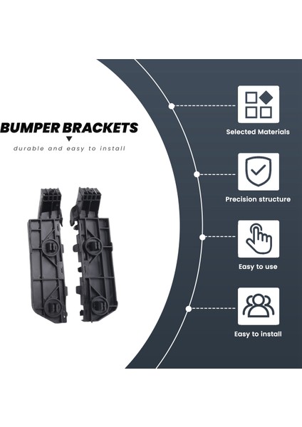 2007-2011 Honda Crv Için 4 Parça Ön Far ve Tampon Braketi Seti (Yurt Dışından) fırsatları