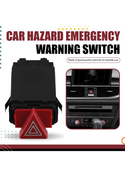 4B0941509K Audi A6 Rs6 S6 1998-2005 Için Araç Tehlike Acil Durum Uyarı Işığı Anahtarı 4B0941509D (Yurt Dışından) fırsatları