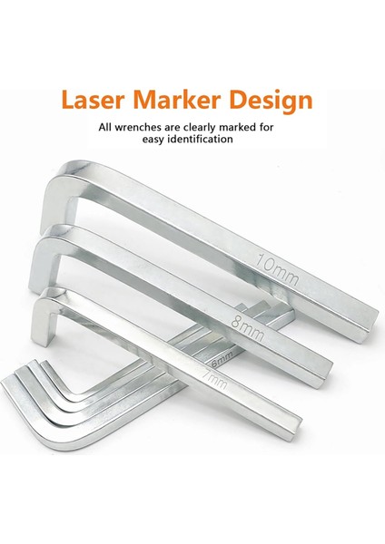 Parça Kare Başlı Anahtar Seti L Şeklinde Kare Anahtar Takımı Krom Vanadyum Çelik Kare Başlı Tornavidalar, 3-10MM (Yurt Dışından) indirimleri