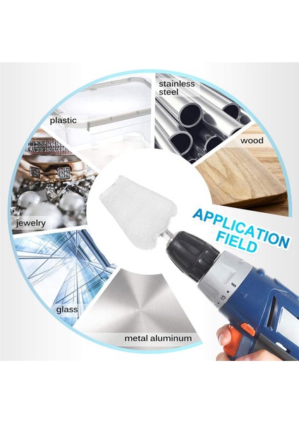 Matkap Için 7'li Parlatma Tekerleği Seti, Metal Alüminyum Paslanmaz Çelik Krom Mücevher Için Manifold Için Parlatma Tekerleği Seti (Yurt Dışından) modelleri
