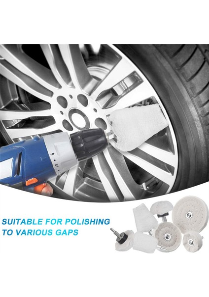 Matkap Için 7'li Parlatma Tekerleği Seti, Metal Alüminyum Paslanmaz Çelik Krom Mücevher Için Manifold Için Parlatma Tekerleği Seti (Yurt Dışından) fırsatları