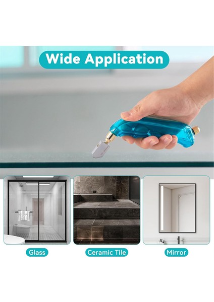 Cam Kesici 2 Parça Cam Kesme Aleti 4 Parça Değiştirilebilir Başlıklı Vitray Kesme Aletleri 1 Parça Tornavidalı (Yurt Dışından) fiyatları