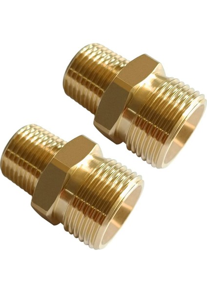 Adet Pirinç Yüksek Basınçlı Yıkayıcı Adaptörü, M22-14MM Dış Dişli x 3/8 Inç Npt Dış Dişli (Yurt Dışından)