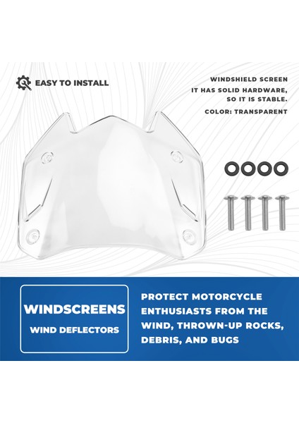Yamaha Şeffaf Motosiklet Ön Camı Aksesuarları (Yurt Dışından) fırsatları