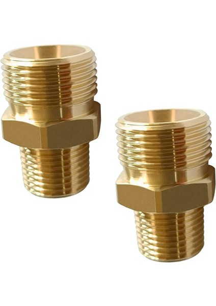 Adet Pirinç Yüksek Basınçlı Yıkayıcı Adaptörü, M22-14MM Dış Dişli x 3/8 Inç Npt Dış Dişli (Yurt Dışından) indirimleri