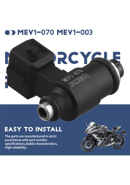 MEV1-070 MEV1-003 110CC-125CC Motosiklet Aksesuarları Için Iki Delikli Motosiklet Yakıt Enjektör Meme Ucu (Yurt Dışından) fırsatları