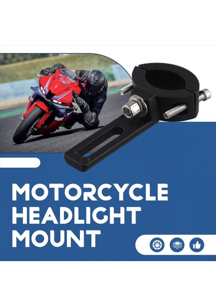 Evrensel Motosiklet Far Montaj Braketi 50-60 mm Ayarlanabilir Far Tutucu Çatal Kelepçe Montajı (Yurt Dışından) fırsatları