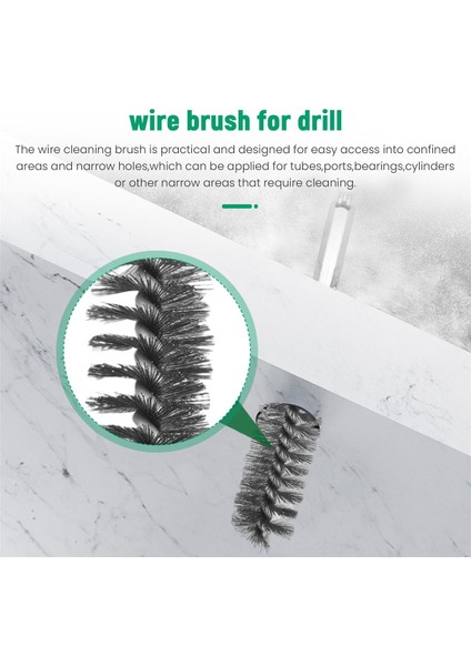 Farklı Boyutlarda 10 Adet Paslanmaz Çelik Delme Fırçası, 1/4 Inç Altıgen Şaft, Matkap Seti Için Tel Fırça Ataşmanı (Yurt Dışından) fırsatları