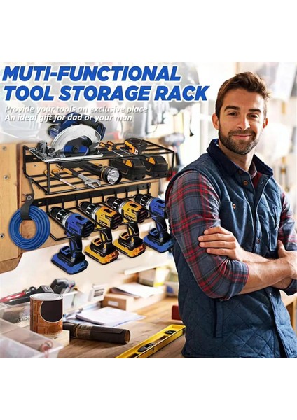 Atölye Garajı Için Manuel Elektrikli Alet Saklama Rafı Duvar, Asılı Yüzen Alet Rafı, Elektrikli Matkap Rafı (Yurt Dışından) fırsatları