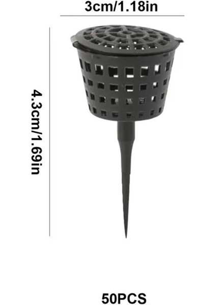 50 Adet Gübre Sepeti Gübre Kutusu Kasası Kolayca Taşınan Parça Bonsai Gübre Kabı Çiçek Için Çevre Dostu Alet (Yurt Dışından) fiyatları