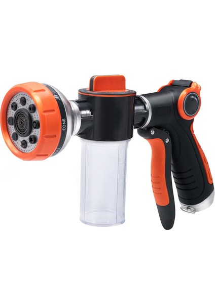 Bahçe Hortumu Ucu, 8 Desenli Yüksek Basınçlı Hortum Püskürtücü, Köpek Yıkama, Sabunluklu Su Hortumu Ucu (Yurt Dışından) fiyatları