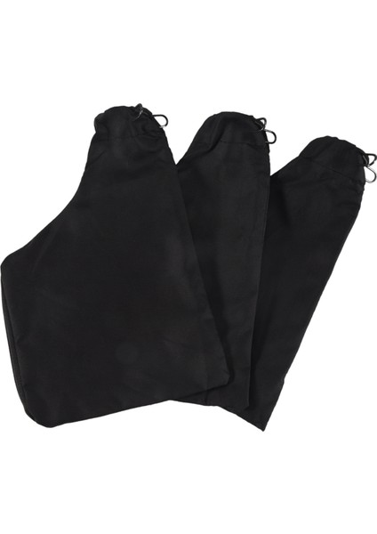 Gönye Testere Toz Torbası, Fermuarlı ve Tel Standlı Siyah Toz Toplayıcı Torba, 255 Model Gönye Testere Için 3 Adet (Yurt Dışından)