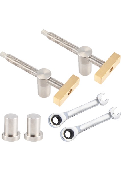 Ahşap Işleme Ayarlanabilir Masaüstü Klipsi, 4 Parça 20 mm Köpek Delikleri Durdurucu, Klips Kelepçesi, Mengene, Tezgahlar, Marangozluk ve Marangoz Aletleri (Yurt Dışından) modelleri