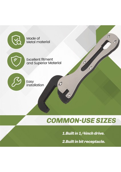 Mini Stubby, Mini Stubby Boru Mengenesi Anahtarı, Mini Kendinden Ayarlı Anahtar, Boyut, Dar Alanlar Için 2'si 1 Arada Anahtar Aracı (Yurt Dışından) indirimleri