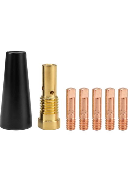 FC90 Akı Çekirdekli Tel Beslemeli 0,8 mm FC90 Mıg Kaynak Makinesi Kaynak Aletleri Için 7 Adet/takım Gazsız Nozul Ucu (Yurt Dışından) fiyatları