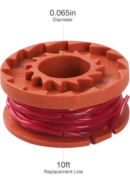 Worx Için 9'lu Yedek Makaralı Çim Biçme Makinesi Misinası, 8'li Makara ve 1 Kapaklı Çim Biçme Makinesi Aksesuarları (Yurt Dışından) fiyatları