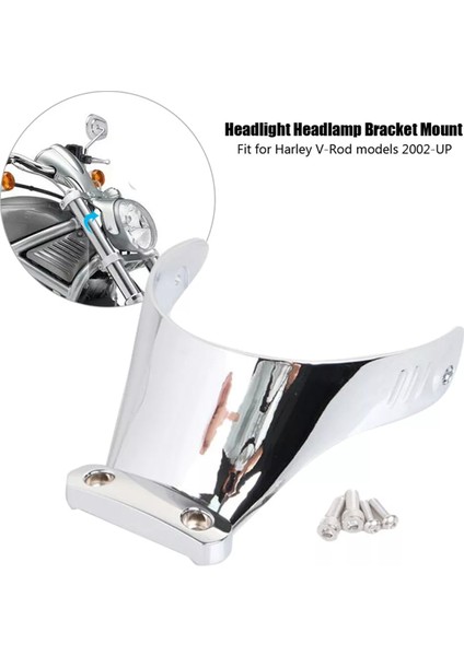 Harley V-Rod 2002-2017 Muscle Vrscf Vrsca Için Krom Far Braketi Montajı (Yurt Dışından) indirimleri