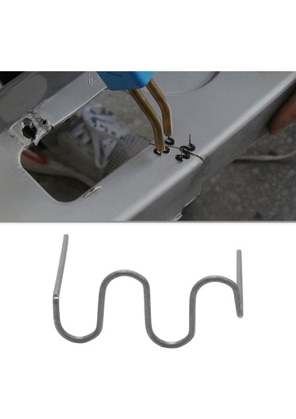 1500 Adet Kaynak Çubukları Sıcak Zımba Tamir Makinesi Plastik Kaynak Sıcak Zımba Makinesi Otomatik Tampon Tamiri Önceden Kesilmiş Dalga Zımbaları 0,6 mm (Yurt Dışından) fiyatları