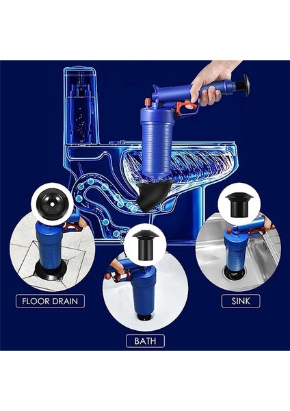 4 Vantuzlu, Yüksek Basınçlı Egzozlu Gider Tıkanıklığı Giderici (Yurt Dışından) fırsatları