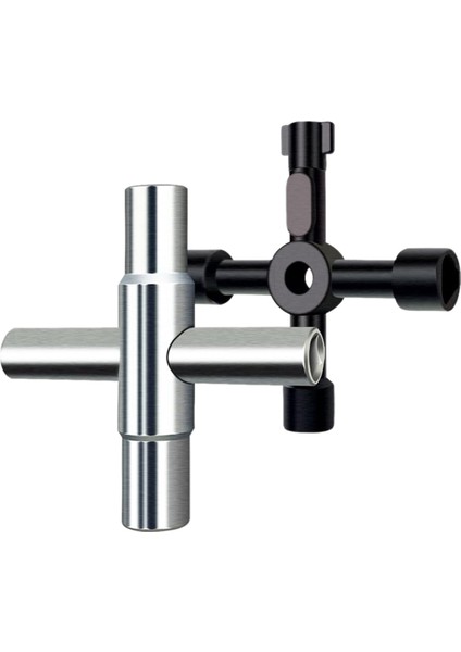 Parça 4 Yönlü Anahtar, Çok Fonksiyonlu Su Tesisatı Anahtarı, Musluklar, Hortum Başlıkları, Musluklar ve Daha Fazlası Için Çelik Anahtar (Yurt Dışından)